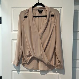 Trouvé nude blouse